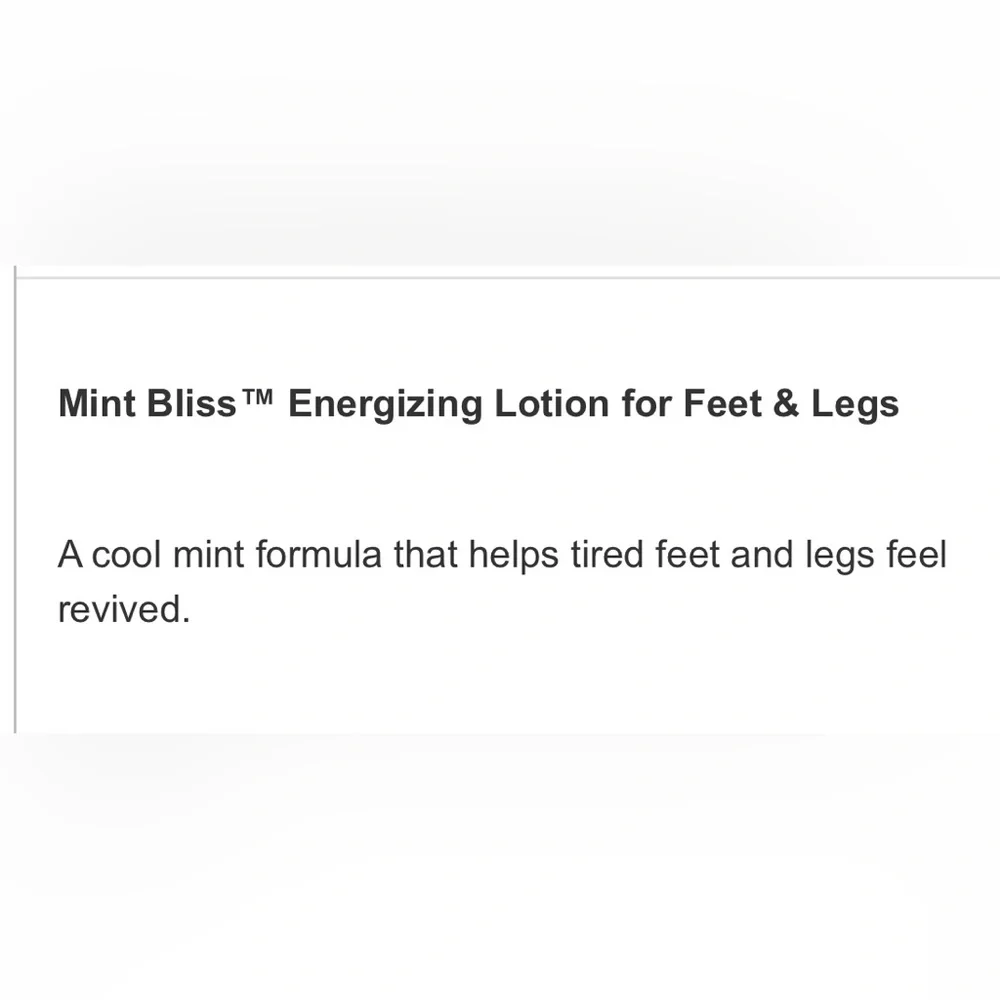 NIB Gift Set Mary Kay mint bliss energizing lotion with socks - Picture 5 of 7